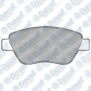 DELPHI LP1899 Fren Balatasi On Fiat Albea 1.2 1.3jtd 1.6 03-